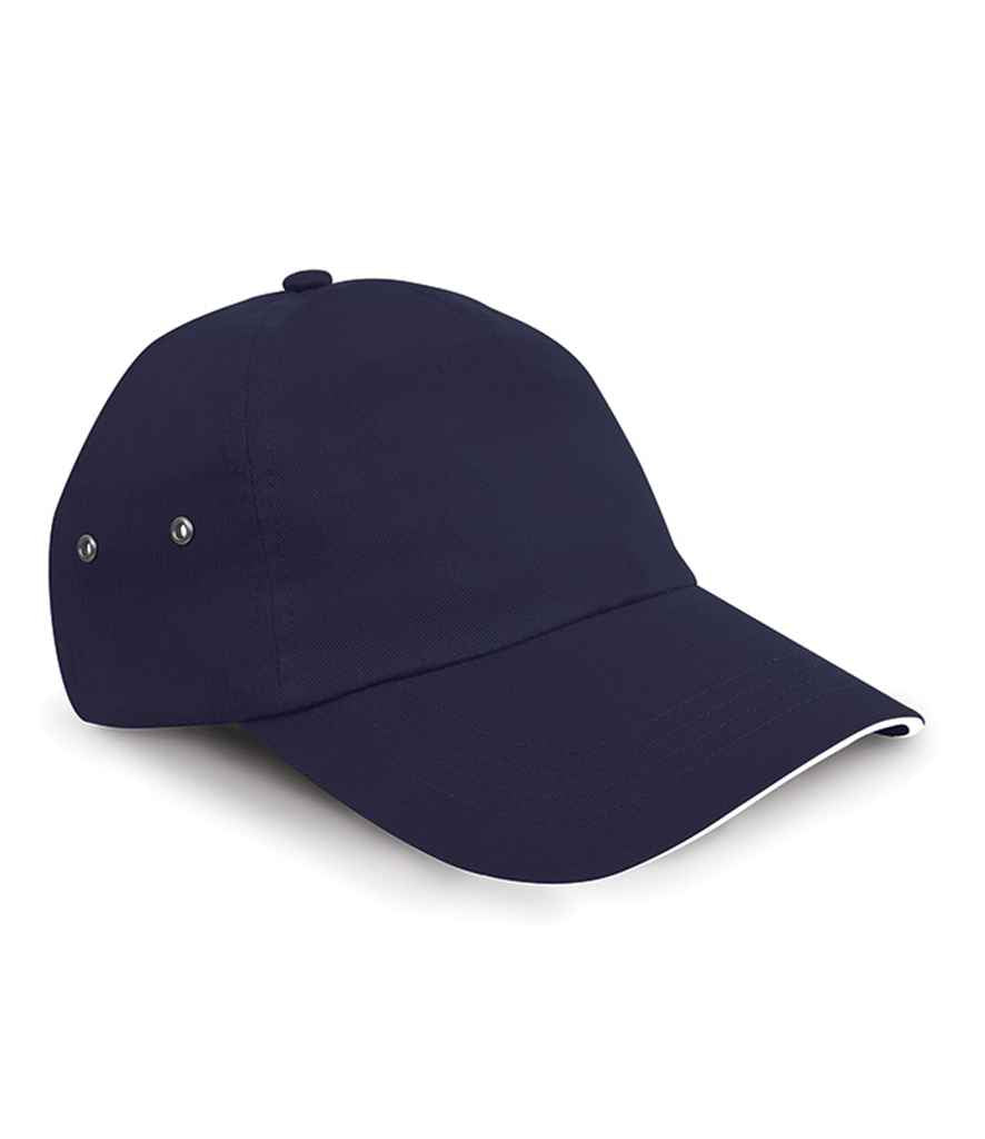 Result Plush Cotton 5 Panel Cap | Navy