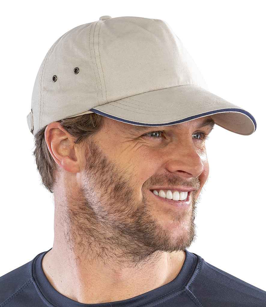 Result Plush Cotton 5 Panel Cap | Putty
