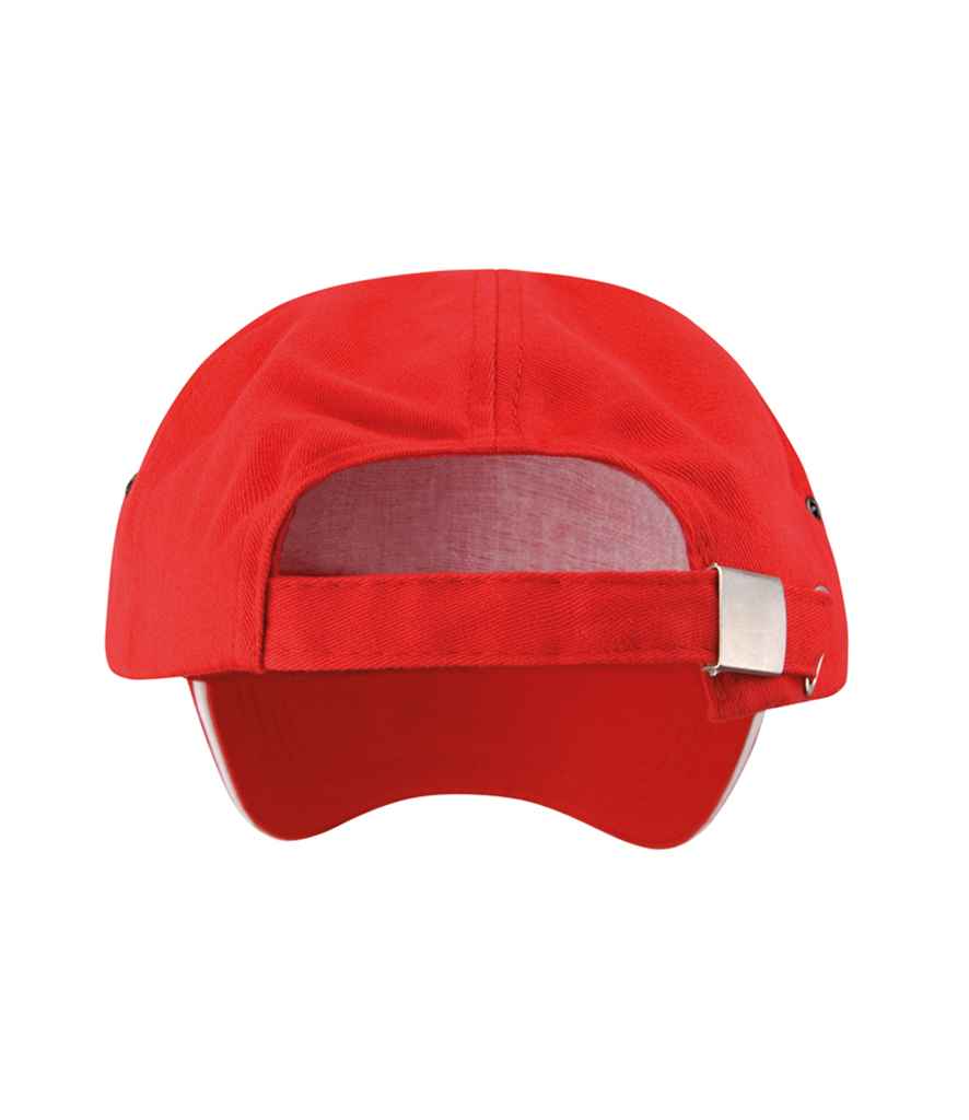 Result Plush Cotton 5 Panel Cap | Red