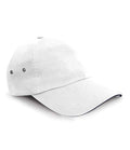 Result Plush Cotton 5 Panel Cap | White