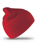 Result Cotton Knitted Beanie | Red