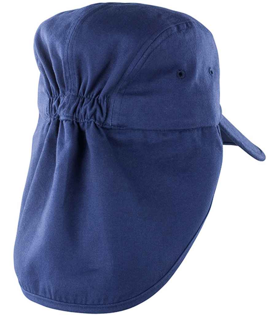 Result Kids Fold Up Legionnaires Cap | Navy