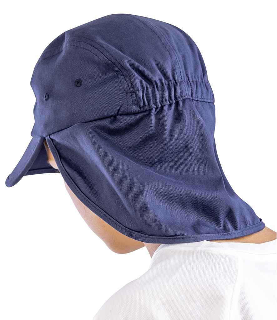 Result Kids Fold Up Legionnaires Cap | Navy