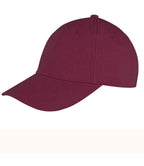 Result Memphis Brushed Cotton Cap | Burgundy