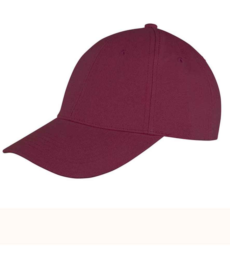Result Memphis Brushed Cotton Cap | Burgundy