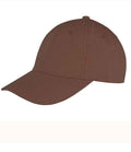 Result Memphis Brushed Cotton Cap | Chocolate