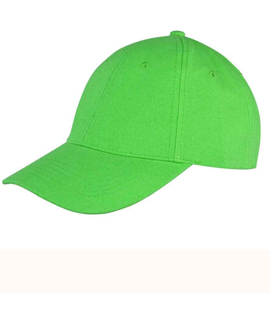 Result Memphis Brushed Cotton Cap | Lime Green