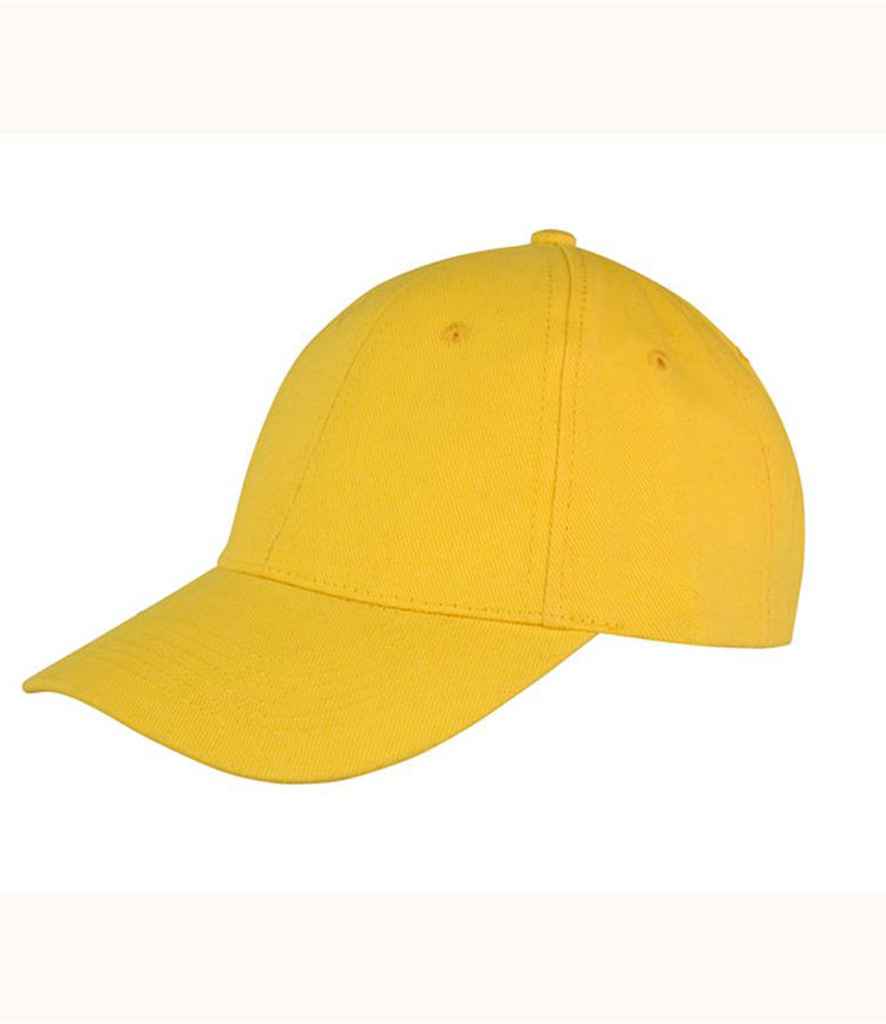 Result Memphis Brushed Cotton Cap | Yellow
