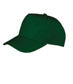 Result Kids Boston 5 Panel Printers Cap | Bottle Green