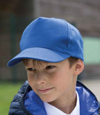 Result Kids Boston 5 Panel Printers Cap | Royal Blue