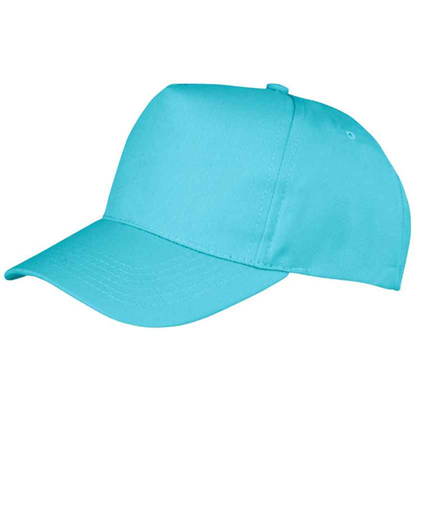 Result Boston 5 Panel Printers Cap | Aqua