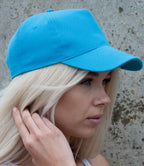 Result Boston 5 Panel Printers Cap | Aqua