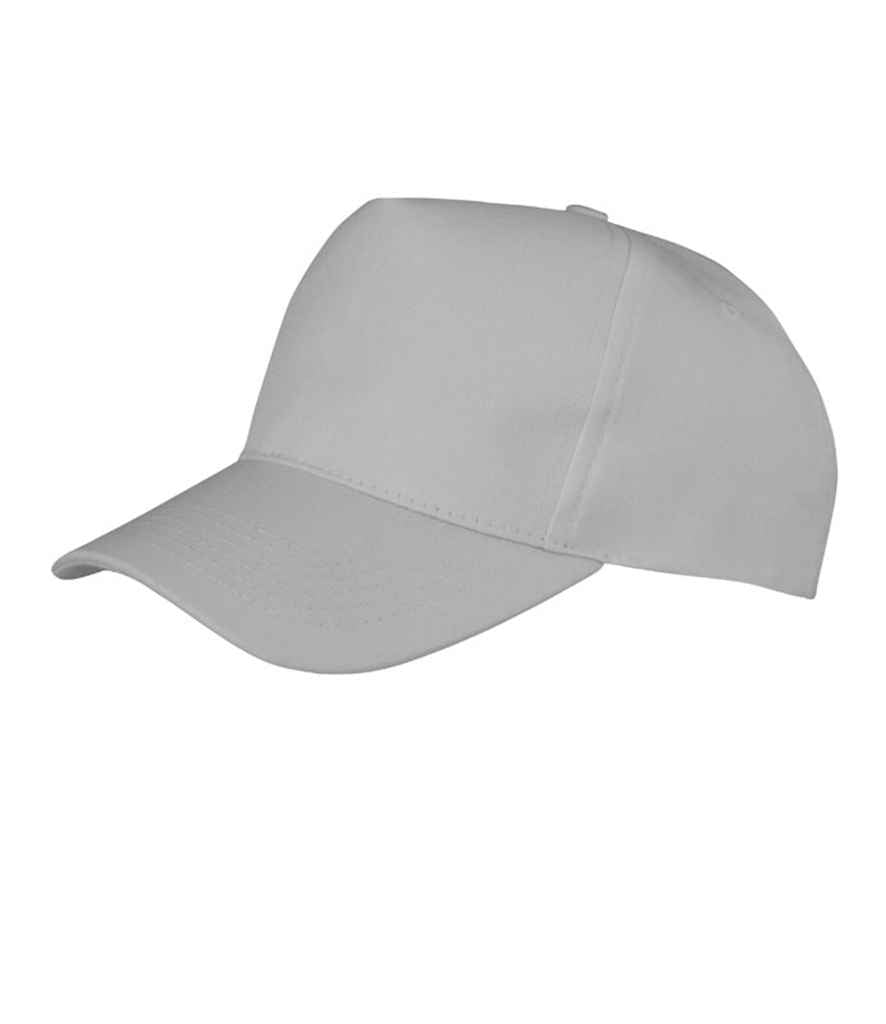 Result Boston 5 Panel Printers Cap | Dove Grey