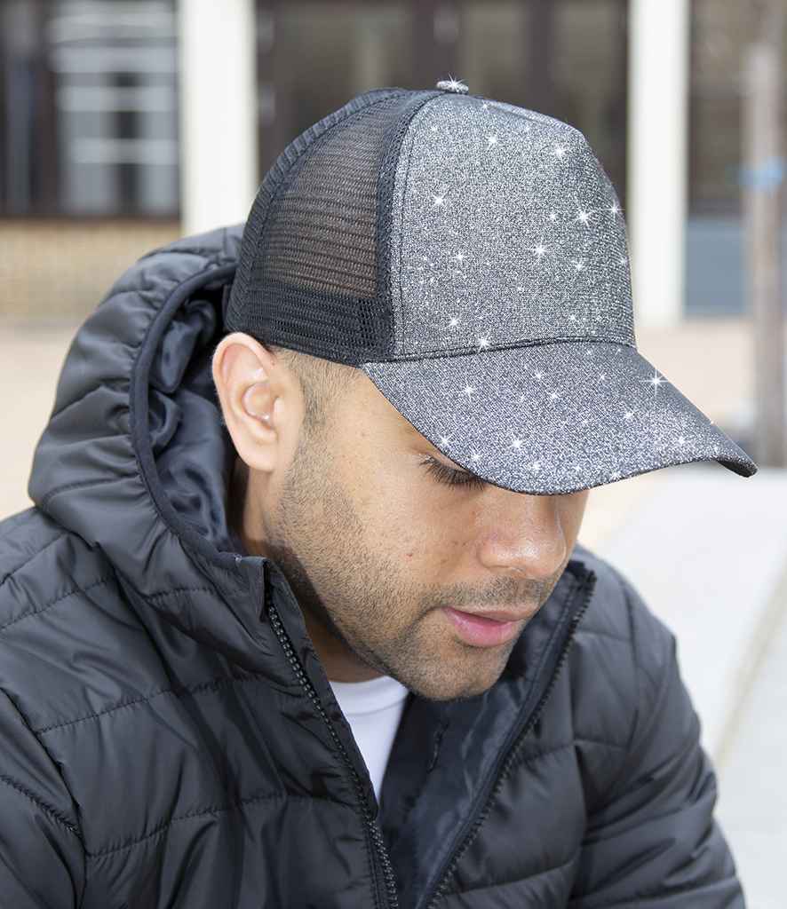 Result Core New York Sparkle Cap | Black