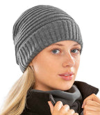 Result Braided Fleece Lined Hat | Grey