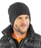 Result Genuine Recycled Woolly Ski Hat | Black
