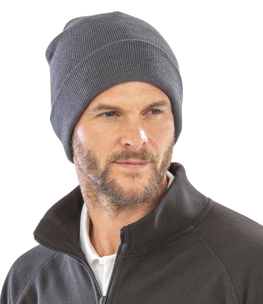 Result Genuine Recycled Woolly Ski Hat | Charcoal Grey