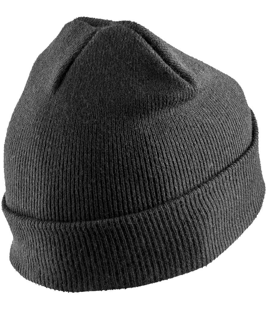 Result Genuine Recycled Thinsulate™ Printers Beanie | Black