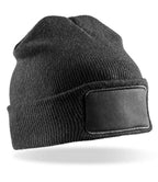 Result Genuine Recycled Thinsulate™ Printers Beanie | Black