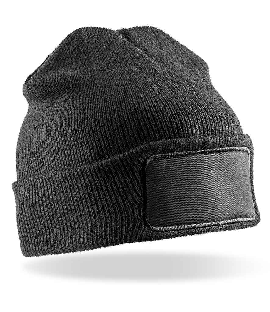 Result Genuine Recycled Thinsulate™ Printers Beanie | Black