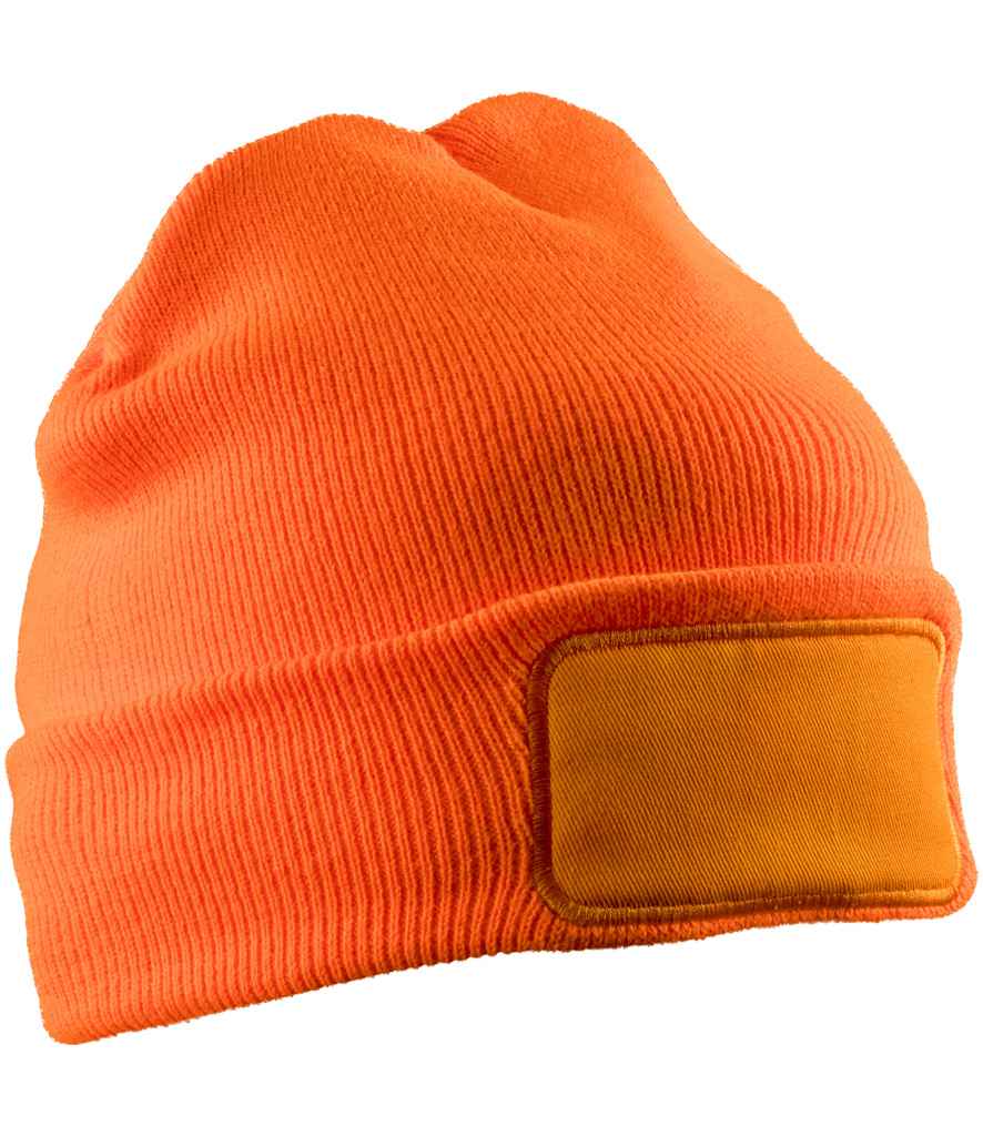 Result Genuine Recycled Thinsulate™ Printers Beanie | Fluorescent Orange