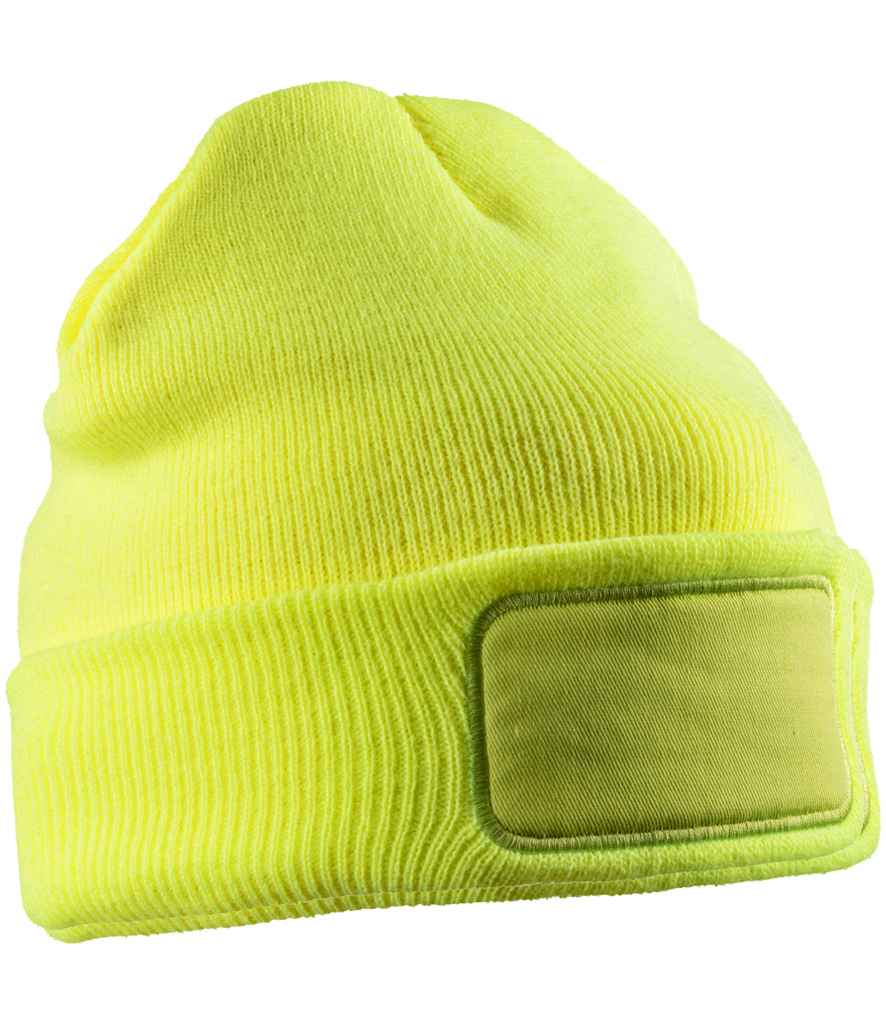 Result Genuine Recycled Thinsulate™ Printers Beanie | Fluorescent Yellow