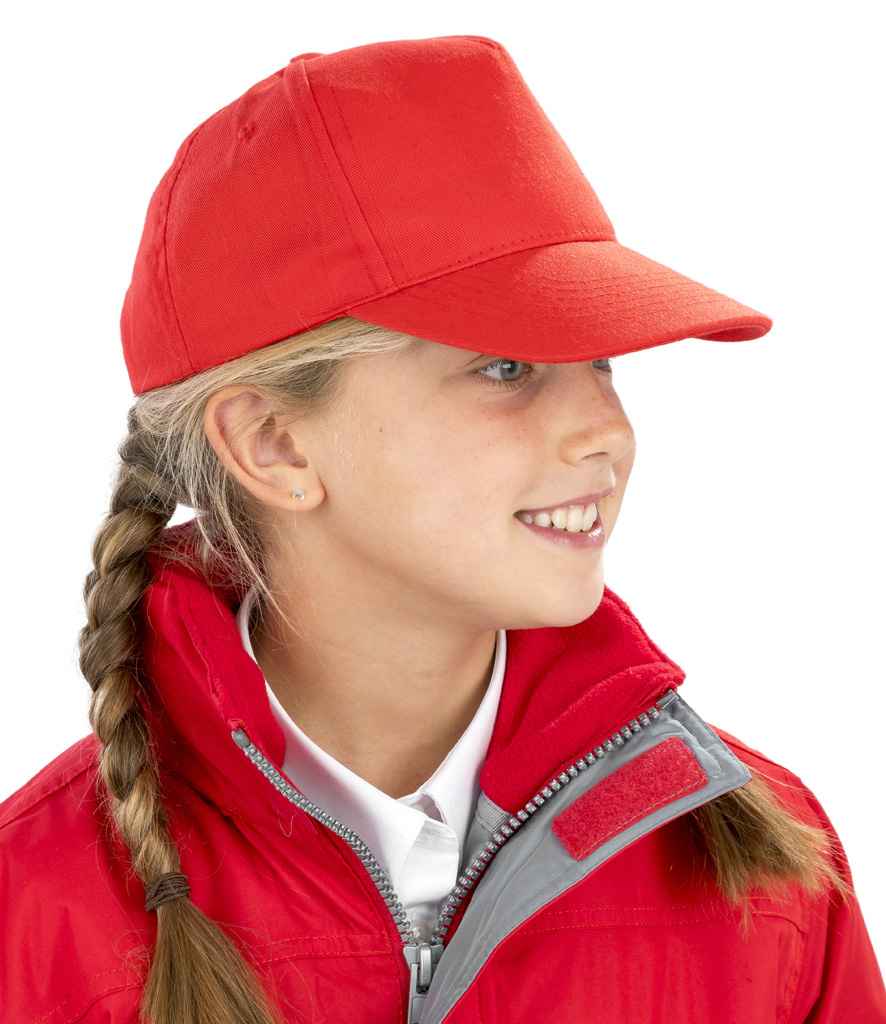 Result Genuine Recycled Junior Printers Cap | Red