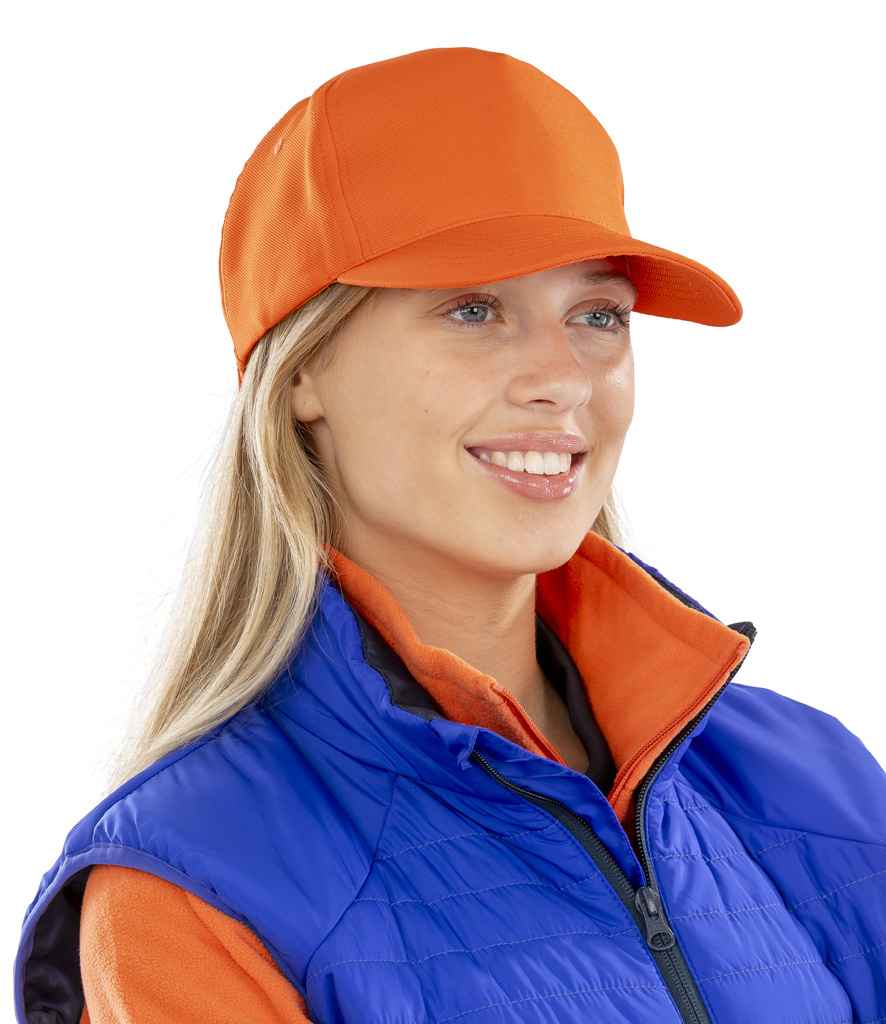 Result Genuine Recycled Printers Cap | Orange