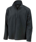 Result Core Zip Neck Micro Fleece | Black
