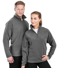 Result Core Zip Neck Micro Fleece | Charcoal