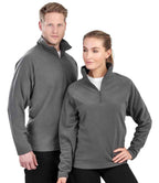 Result Core Zip Neck Micro Fleece | Charcoal