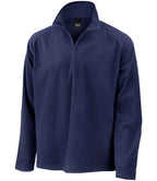 Result Core Zip Neck Micro Fleece | Navy