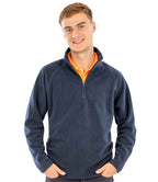 Result Core Zip Neck Micro Fleece | Navy