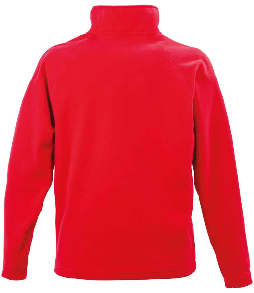 Result Core Zip Neck Micro Fleece | Red