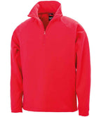 Result Core Zip Neck Micro Fleece | Red