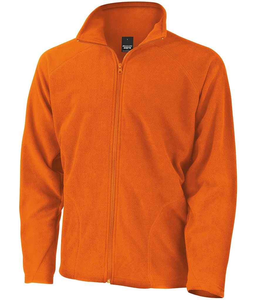 Result Core Micro Fleece Jacket | Orange