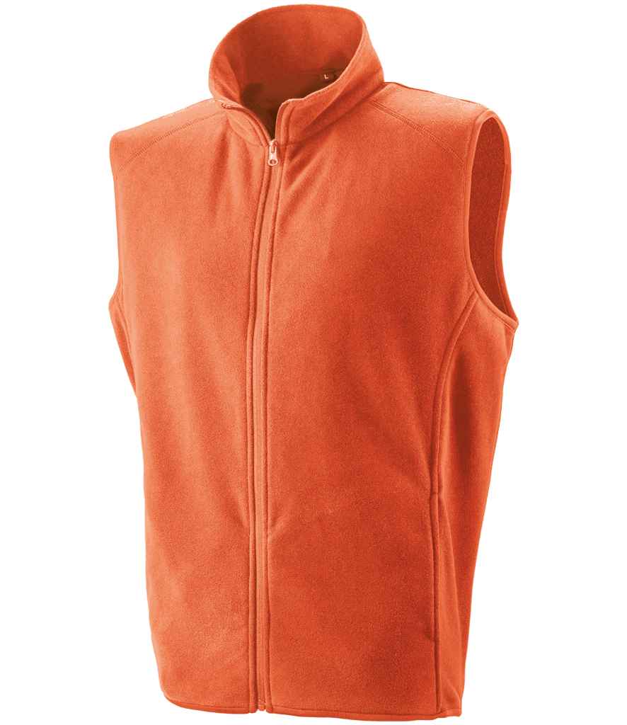 Result Core Micro Fleece Gilet | Orange