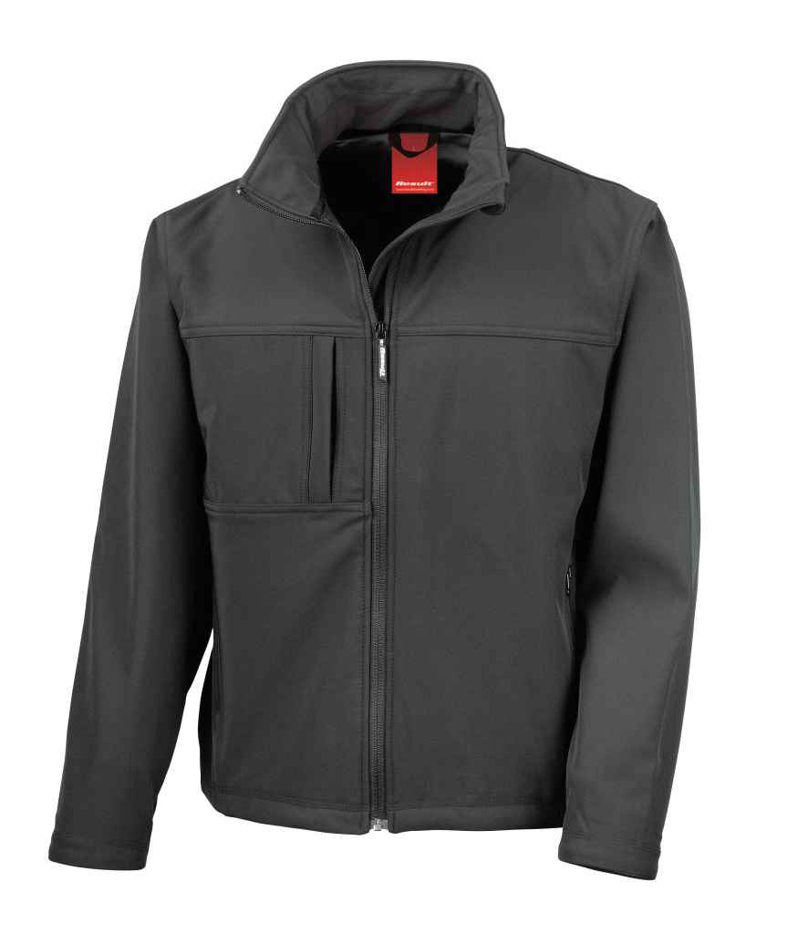 Result Classic Soft Shell Jacket | Black