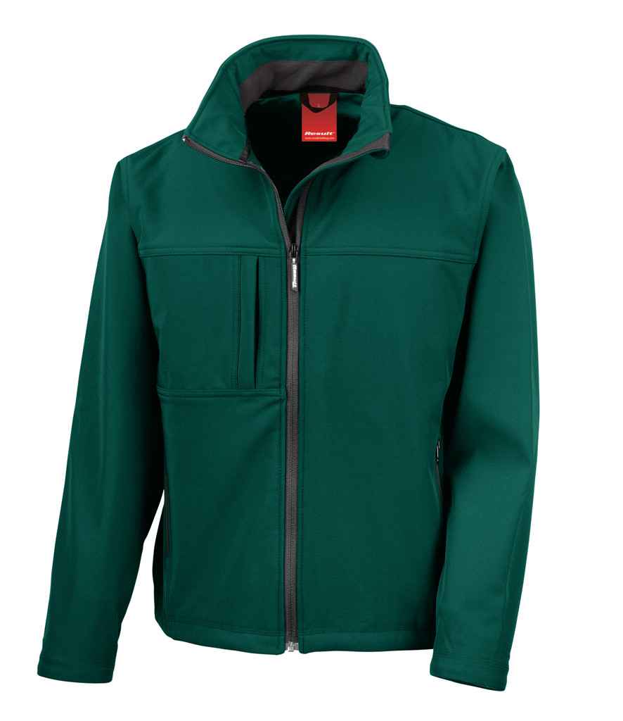 Result Classic Soft Shell Jacket | Bottle Green