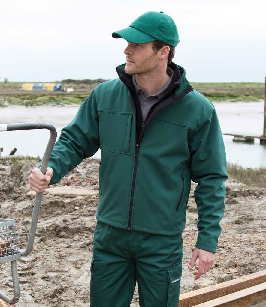 Result Classic Soft Shell Jacket | Bottle Green