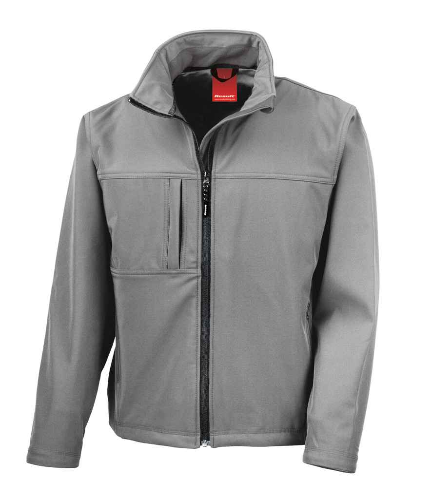 Result Classic Soft Shell Jacket | Workguard Grey