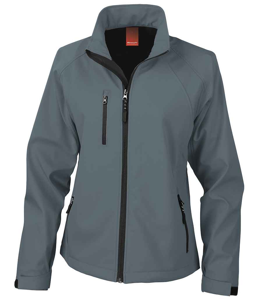 Result Ladies Base Layer Soft Shell Jacket | Silver Grey