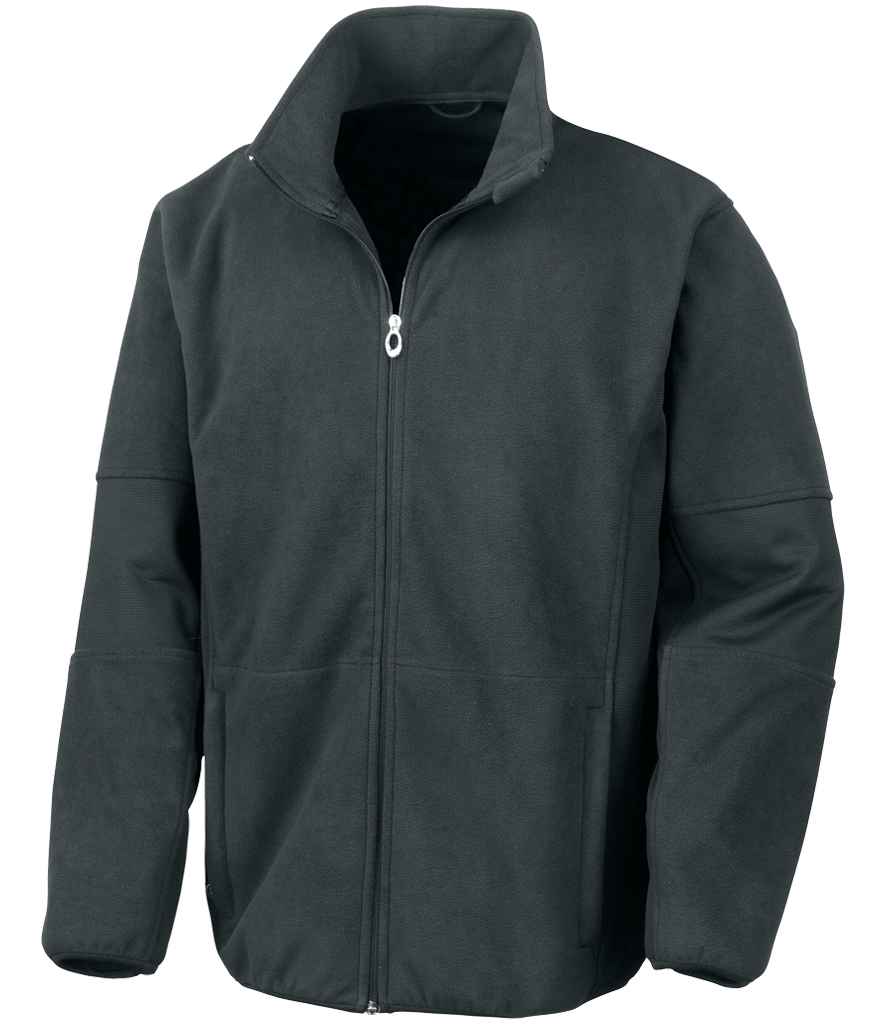 Result Osaka Combed Pile Soft Shell Jacket | Black