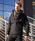 Result Osaka Combed Pile Soft Shell Jacket | Black