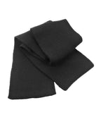 Result Classic Heavy Knit Scarf | Black