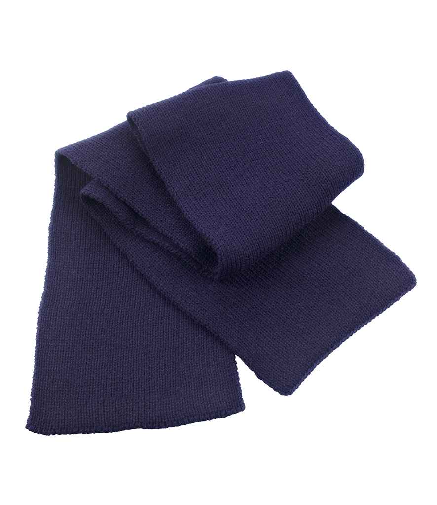 Result Classic Heavy Knit Scarf | Navy