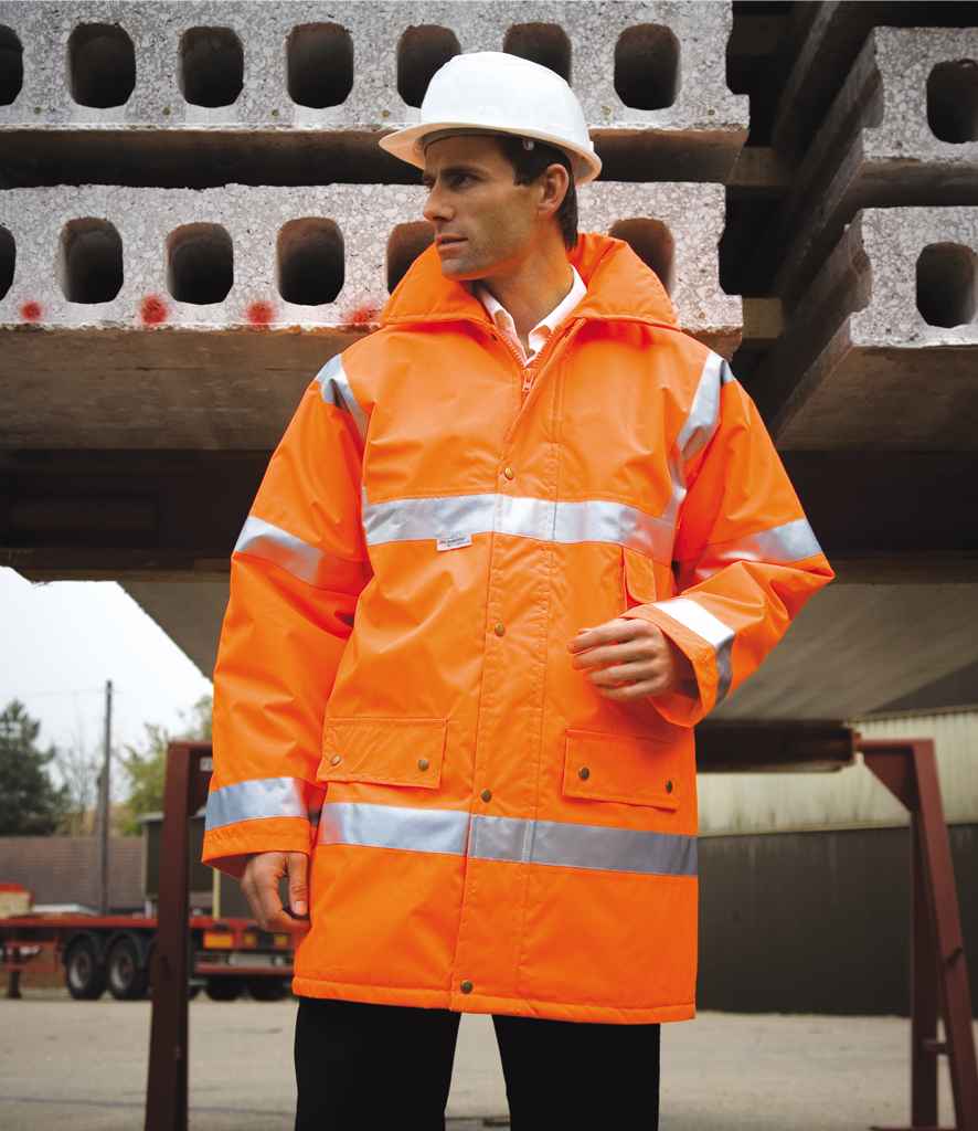 Result Safe-Guard Hi-Vis Safety Jacket | Orange