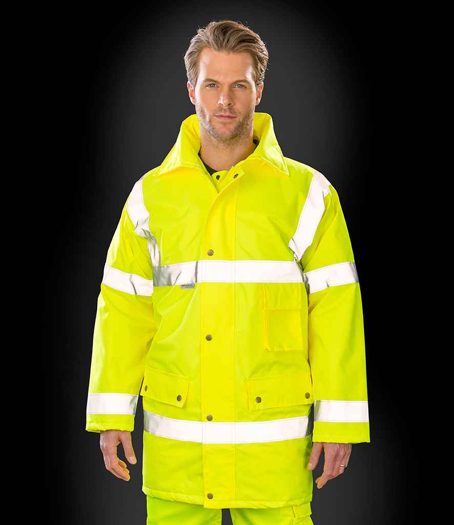 Result Safe-Guard Hi-Vis Safety Jacket | Yellow