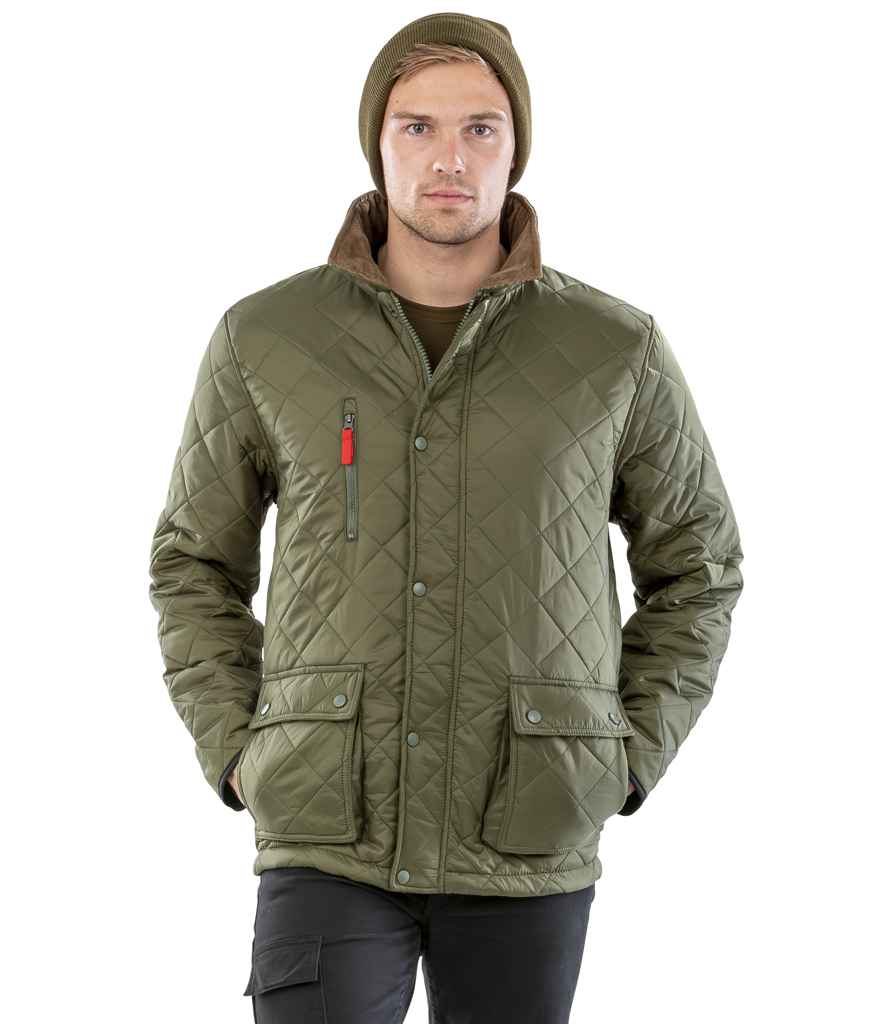 Result Urban Cheltenham Gold Jacket | Olive Green