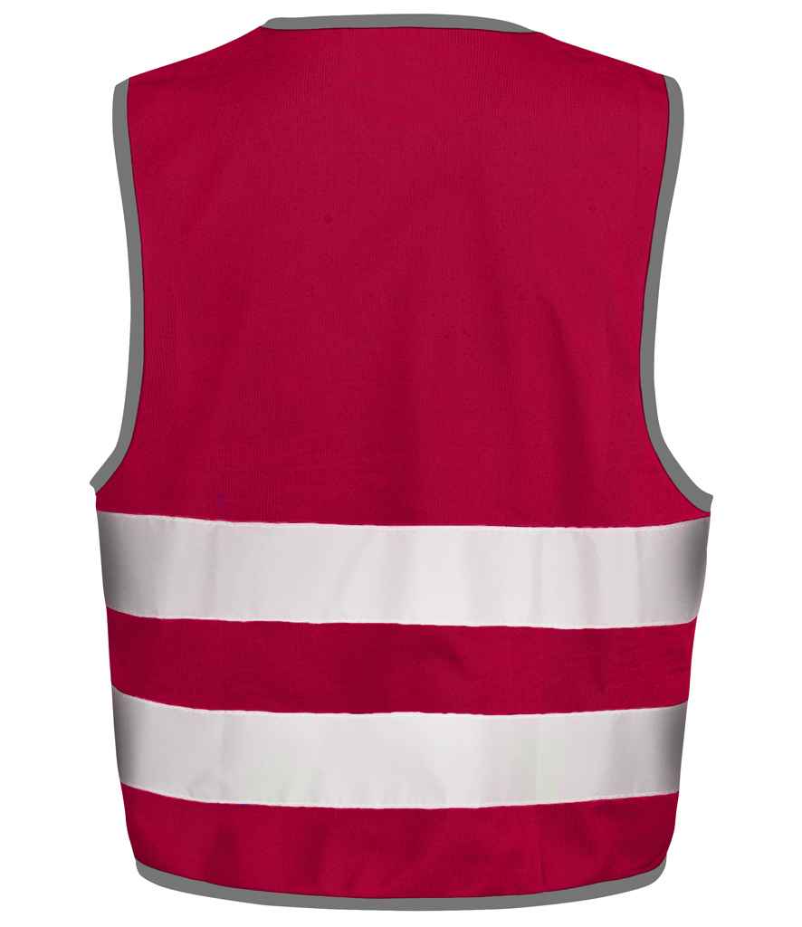 Result Core Kids Enhanced Vis Vest | Burgundy